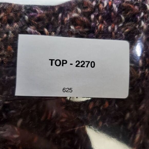 Knox Rose Women’s Long Cardigan Sweater L Toggle Front Multicolor Knit Wool Blen - Picture 8 of 8